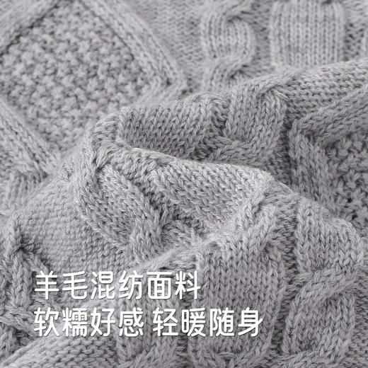 英氏毛衣针织衫女款圆领保暖舒适防寒外穿女童女宝宝秋冬百搭新款 商品图1
