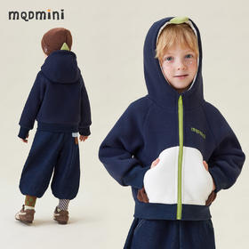 【抗静电】【MQDmini】【90-140】男童冬款加绒保暖外套