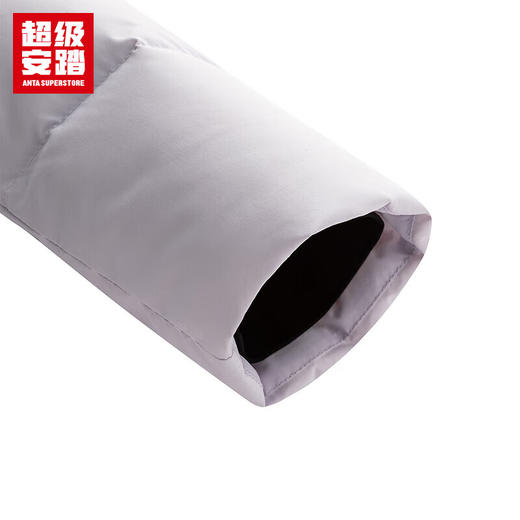 超级安踏连帽运动羽绒服女秋冬火山岩六度芯高效保暖防泼水外套162546906U 商品图5