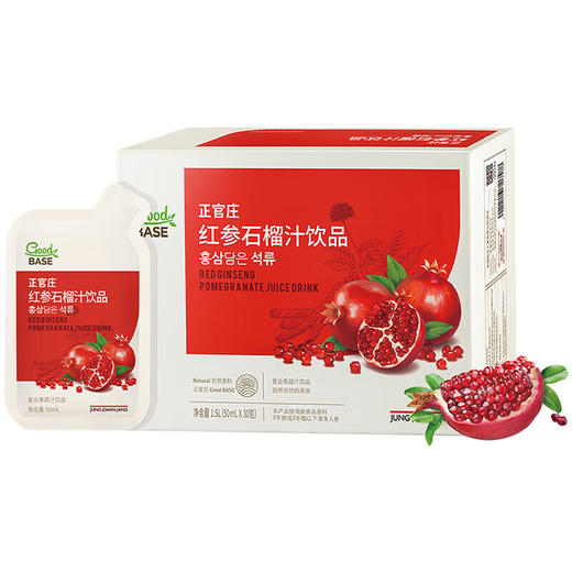 正官庄人参红参石榴液1.5L(50ml*30)含丰富皂苷 健康滋补礼物礼品 商品图0