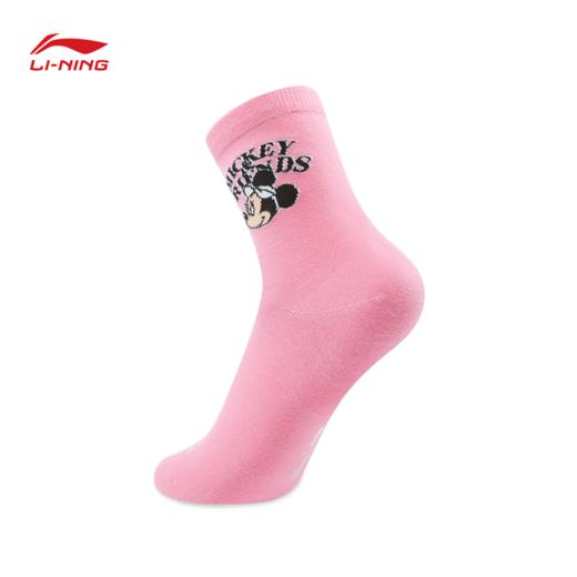 李宁｜迪士尼米奇联名系列抗菌中袜三双装（特殊产品不予退换货）AWTV131 商品图8