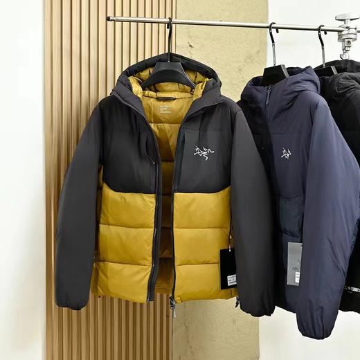 D112046男款连帽羽绒服刺绣LOGO防风防水保暖夹克 商品图1