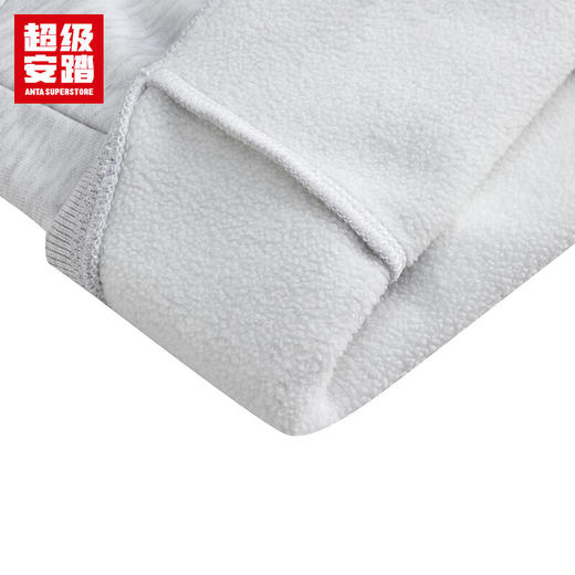 超级安踏加绒连帽卫衣女士秋冬密暖绒防风保暖多色宽松套头衫162548720U 商品图9