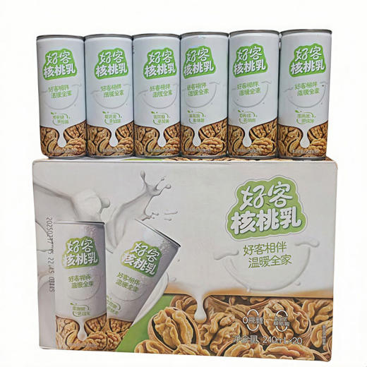 核桃乳植物蛋白饮料240ml/罐 商品图1