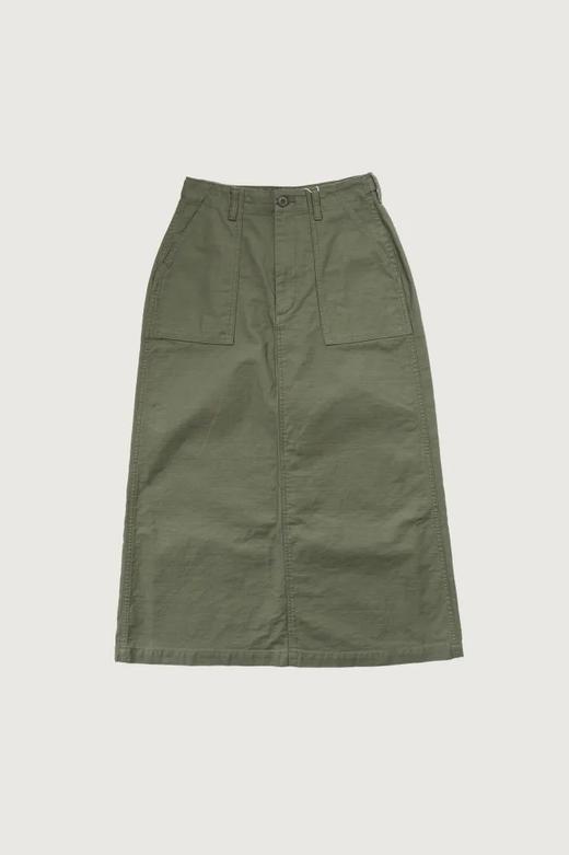 ORDINARY FITS 2色松紧腰后开叉半身裙 商品图4