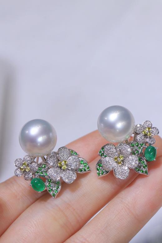 12-13mm澳白耳钉 商品图1