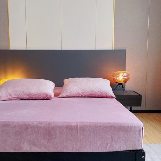 【超值2件装】宜*家同款 Miss lolo 天鹅绒床笠 柔软舒适 保暖防静电 6色可选（单床笠） 商品图5