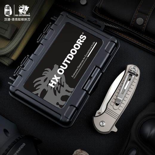 汉道洛克钛核D2折叠刀水果折刀户外小刀便携刀具锋利户外求生刀荒野求生工具刀 商品图8