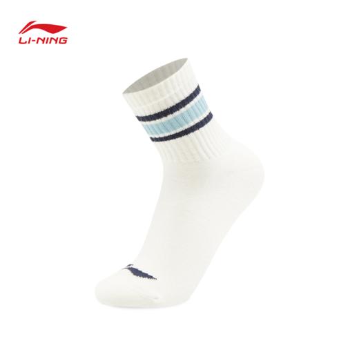 李宁运动生活系列抗菌中袜三双装（特殊产品不予退换货）AWTV123 商品图5