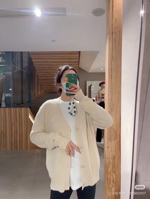 Acne Studios · 针织羊毛刺绣笑脸开衫 商品图7