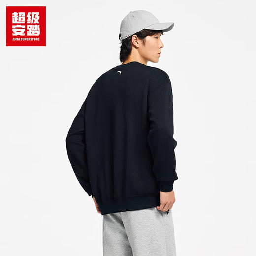 超级安踏欧文之盾丨加绒卫衣男女同款秋冬保暖宽松篮球套头衫172541701U 商品图1