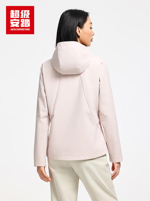 超级安踏加绒运动外套女士秋冬防泼水全天候训练防风夹克外套162547603U 商品图1