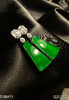 高冰种老坑帝王绿无事牌耳坠【5180411】具体价格微信咨询 商品缩略图0