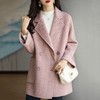 2025秋冬新款加棉加厚宽松显瘦百搭洋气毛呢外套大衣女 商品缩略图1