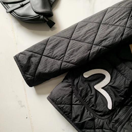 D112009秋冬款小M格子纹圆领羽绒棉夹克外套男女同款 商品图9