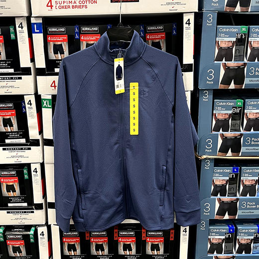 BENCH 男士纯色插肩袖立领拉链休闲舒适长袖夹克外套 商品图2