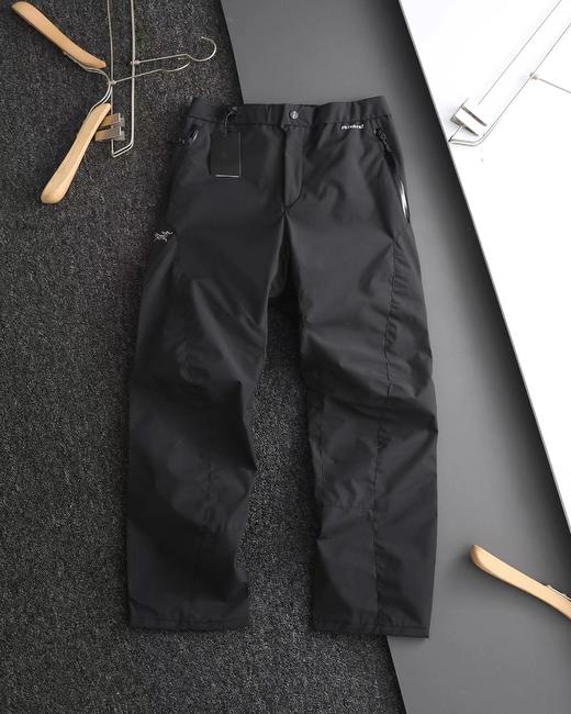 D112026秋冬运动户外登山轻量防风防水半拉链硬壳压胶冲锋裤 商品图0