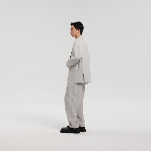 MODE COMMUTER | MC冬季简约通勤时尚纹理西裤长裤男MCE114174D 商品图4