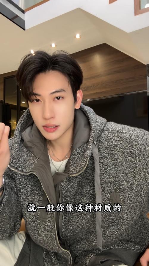 23768SDSA男士秋冬新款痞帅男装简约拼接拉链立领连帽鹅绒服假两件宽松 商品图0