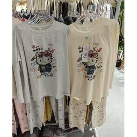 小明星胸垫款套头长袖女睡衣套装8554/8575/8590（L-XL）（尺码款式请备注））