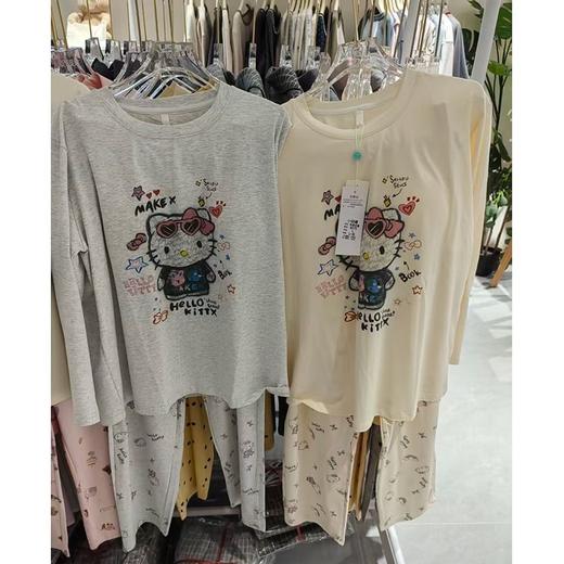 小明星胸垫款套头长袖女睡衣套装8554/8575/8590（L-XL）（尺码款式请备注）） 商品图0
