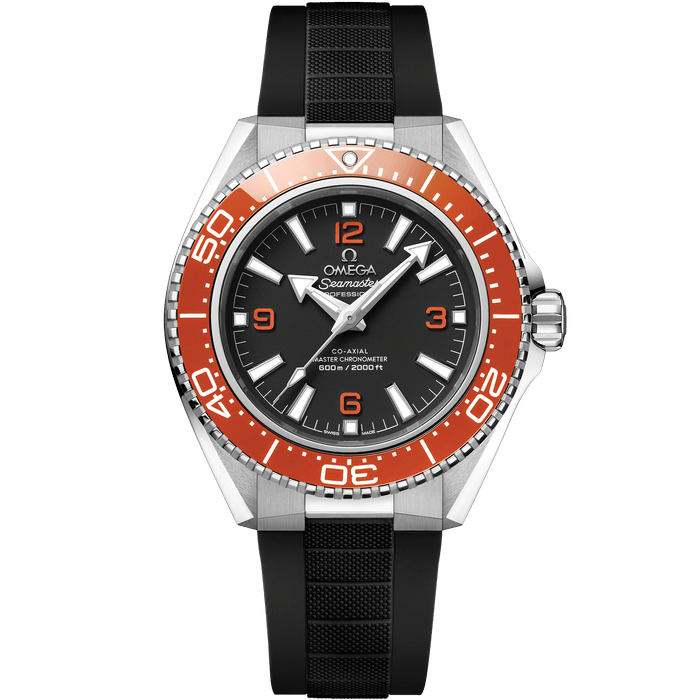 欧米茄海马系列男士机械腕表 海洋宇宙600米 42毫米, 精钢表壳 搭配 橡胶表带