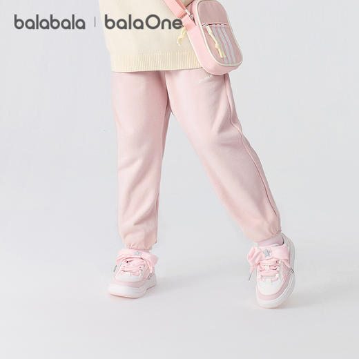 巴拉巴拉balaOne童装儿童裤子2025秋冬装新款男女童加绒长裤亲子 商品图2