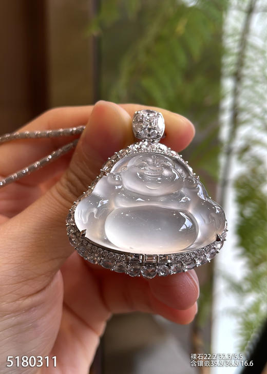 玻璃种佛公吊坠【5180311】具体价格微信咨询 商品图1