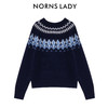 NORNS LADY诺恩 冬季新款毛针织衫圆领费尔岛毛衣 H25SK73807  商品缩略图2