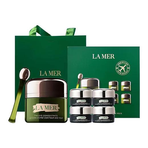 【送礼袋】LAMER海蓝之谜浓缩眼霜一拖四礼盒（15ml+5ml*4） 香港直邮 商品图6