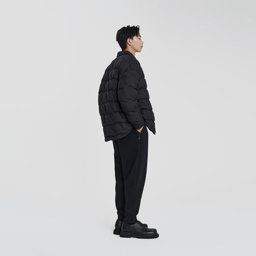 MODE COMMUTER | MC冬季休闲开襟翻领衬衫式羽绒服男MCE1D25006D 商品图3