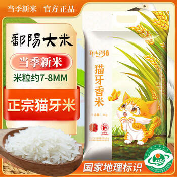 鄱阳湖猫牙长粒香大米20斤鲜米丝苗米装南方大米 江西贡米产区 /粮油调味 /米 /丝苗米 商品图4