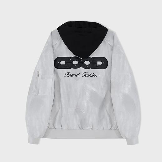 【新品上新】HX 秋季带帽茄克衫外套C105530049101 商品图1