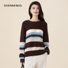 SNE8BE233诗梦拼色条纹毛衫 商品缩略图0