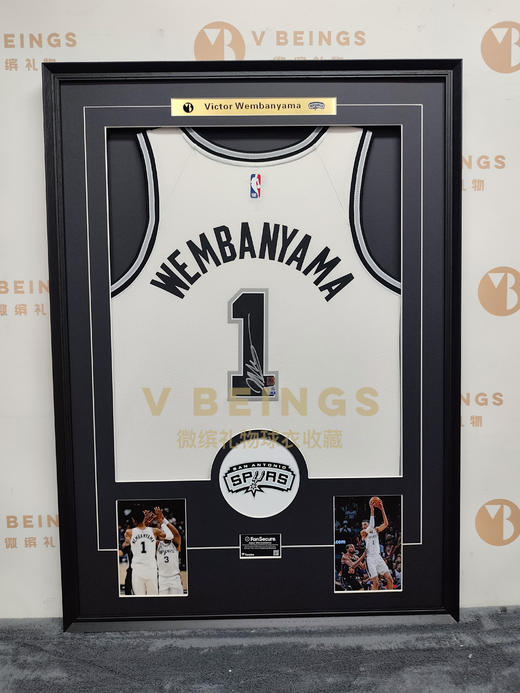 收藏系列 文班亚马 马刺队白色 球迷版 亲笔签名球衣 商品图1