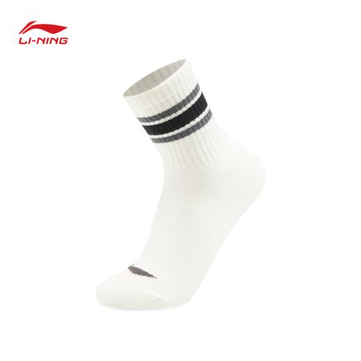 李宁运动生活系列抗菌中袜三双装（特殊产品不予退换货）AWTV123 商品图4