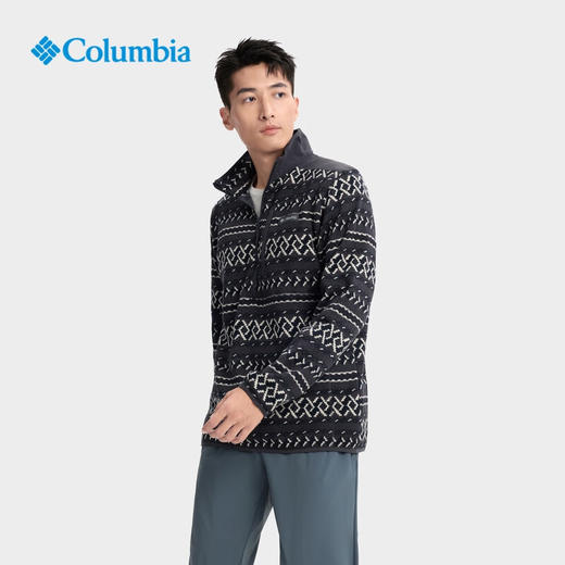 哥伦比亚男式针织印花半开衫AE5809 商品图2