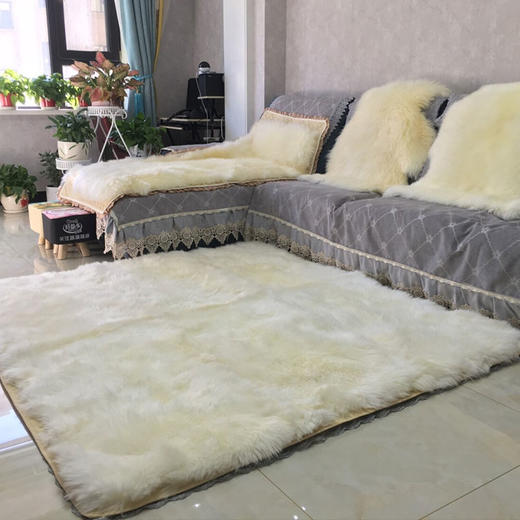 新疆小尾寒羊 羊毛毯 柔软亲肤 羊毛 商品图0