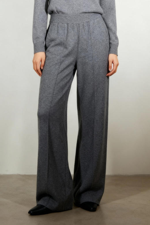 重磅高腰羊毛直筒裤抗起球面料可机洗 商品图3