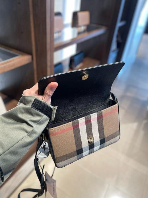 到手价3999元 Burberry巴宝莉 专柜款格纹斜挎包 美国代购，无中文标签，介意慎拍 商品图11