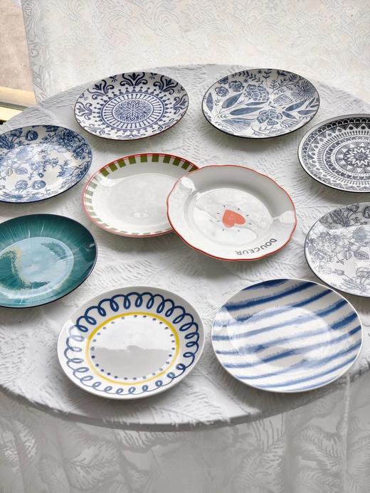 【限时秒杀】【出口转内销⚠️Trees&‎wind油画艺术餐盘盲盒】捡漏❗8个29.9❗出口法国的订单!⁩法式古典美学孤品，⁩独一无二的艺术珍品！⁭品牌直发！⁥ 商品图0