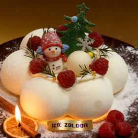 【高品质·仪式感】丘之雪·酸奶莓果 （现做慕斯，请提前一天预定，雪人&圣诞款）