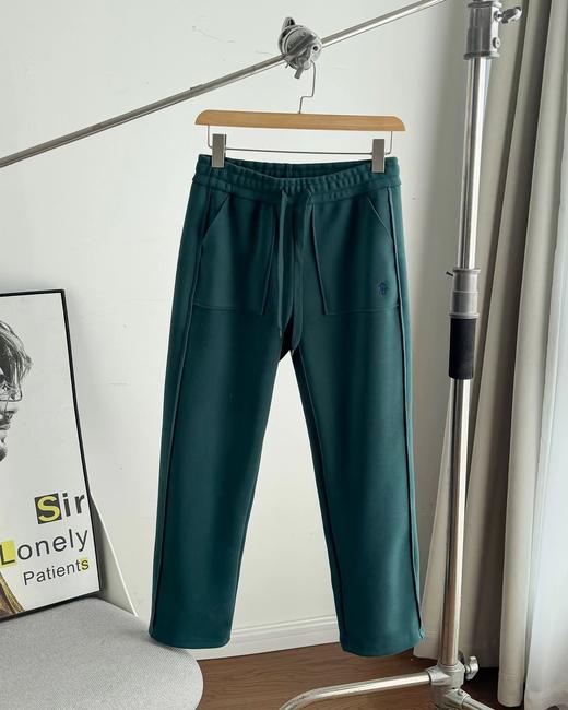 D112038小马女款刺绣德绒自发热面料小直筒裤 商品图11