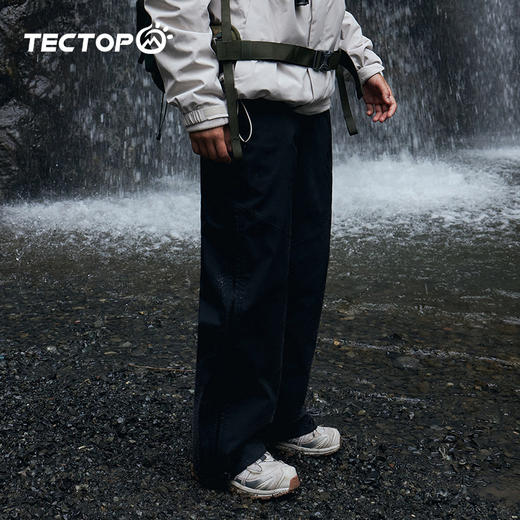 探拓冲锋裤硬壳女士户外防风防水秋冬登山徒步透气耐磨骑行机能裤 商品图8