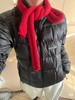 D112044日系纯色方格超轻量化立领绒羽绒服 商品缩略图11