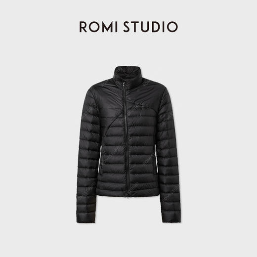 ROMI STUDIO”轻盈锁温“90白鹅绒卡扣收绳修身羽绒服 RWCAW86402 商品图0