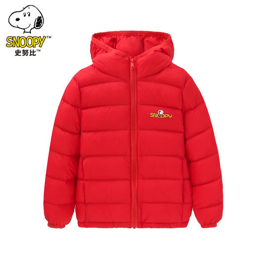 史努比儿童轻薄保暖秋冬羽绒服男女童白鸭绒外套连帽童装羽绒服 商品图6