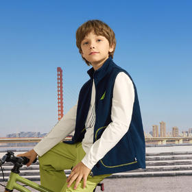 NAUTICA诺帝卡童装摇粒绒马甲NK331503