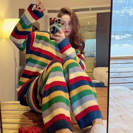 【GZ】无忧购半边绒可爱套头睡衣套装家居服 （截单后3-5天发货) 商品图4