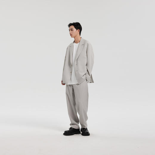 MODE COMMUTER | MC冬季简约通勤时尚纹理西裤长裤男MCE114174D 商品图3